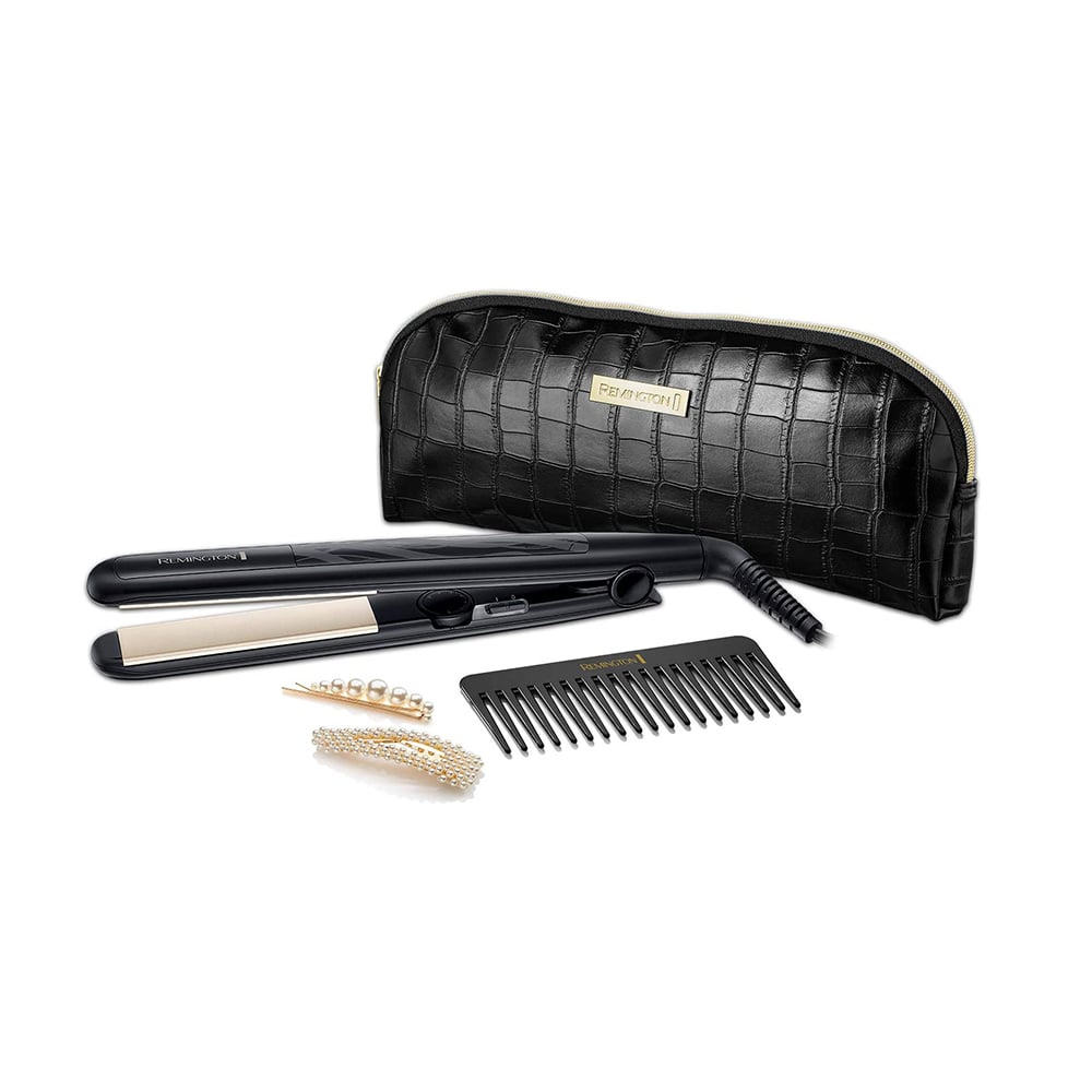 Вирівнювач для волосся Remington Style Edition, з кейсом, чорний (S3505GP)